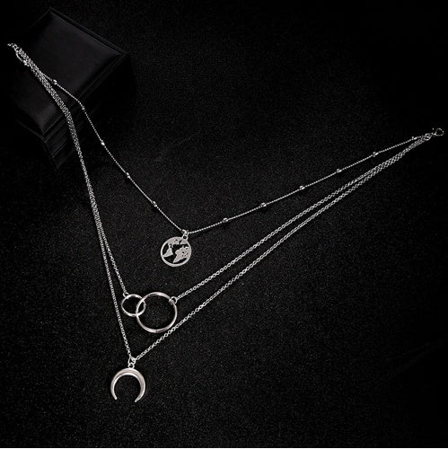 Multilayer Astro Necklace