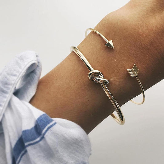 Knotted & Arrow Bracelet