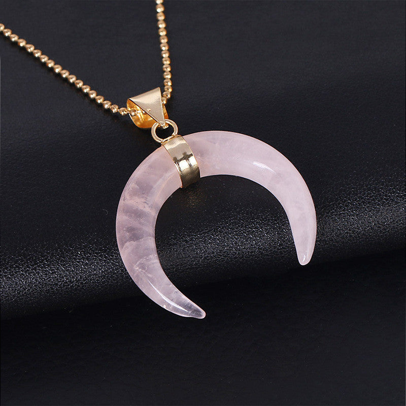 Crystal Moon Necklace