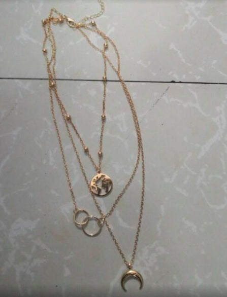 Multilayer Astro Necklace