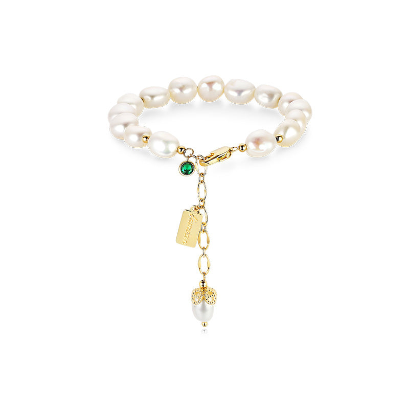 Tear Drop Pearl Bracelet