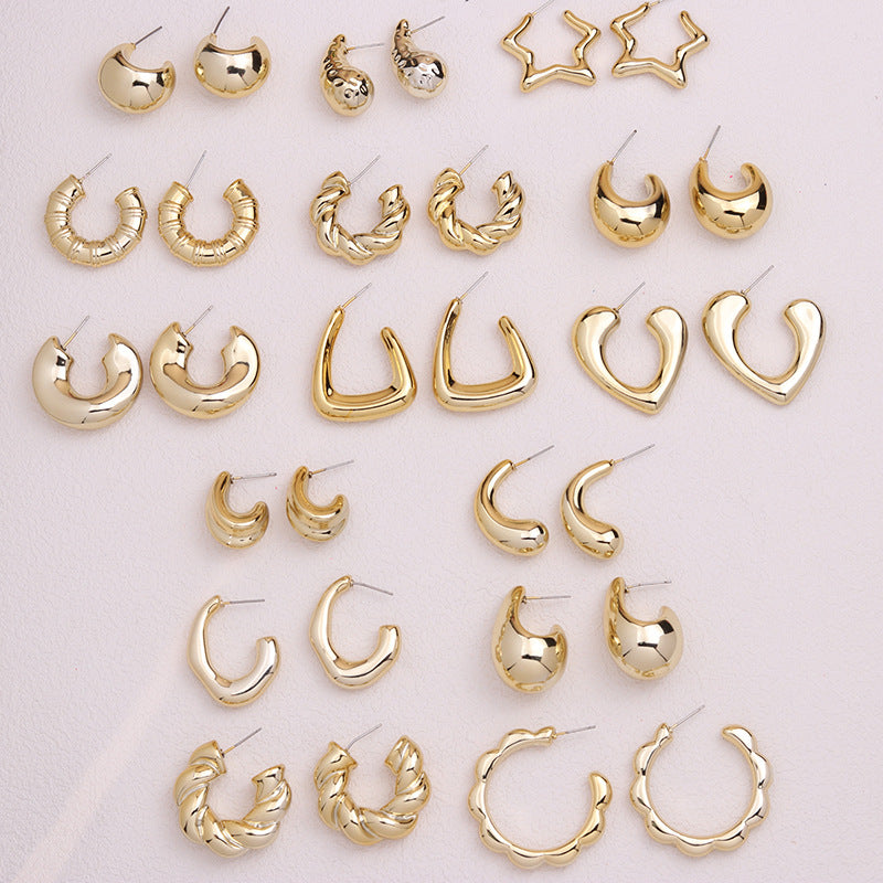 3 Piece Hoop Earring Set