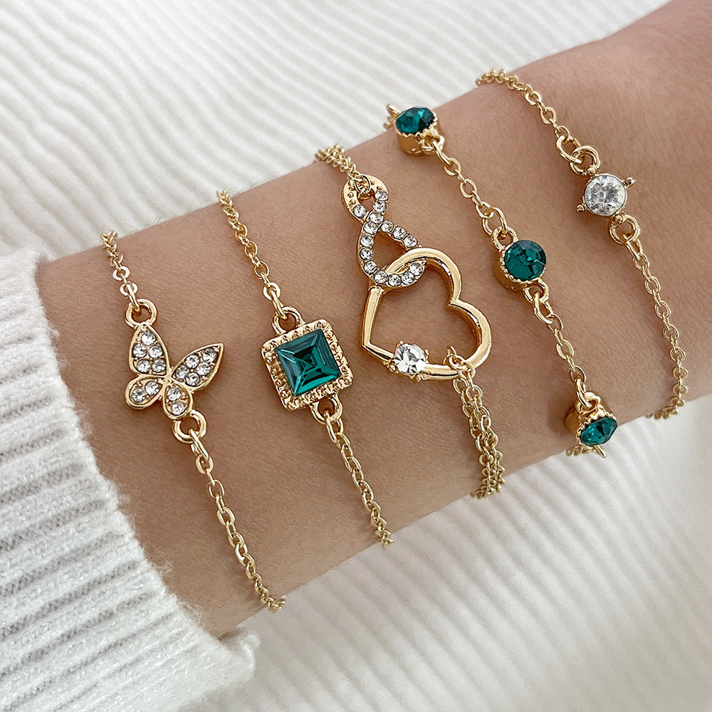 Bohemian 5 Piece Bracelet Set