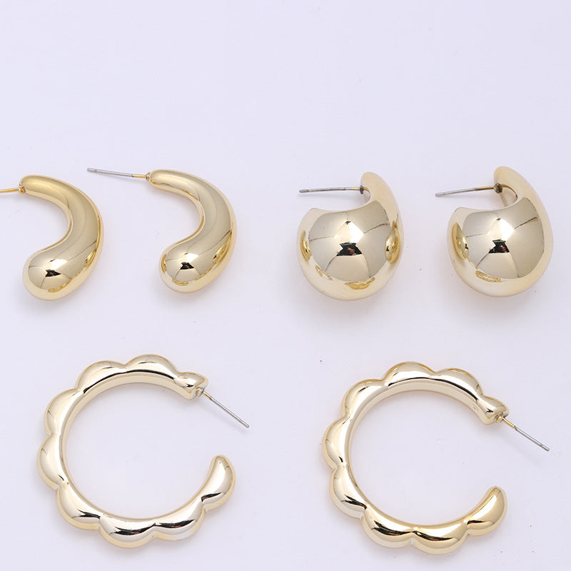 3 Piece Hoop Earring Set