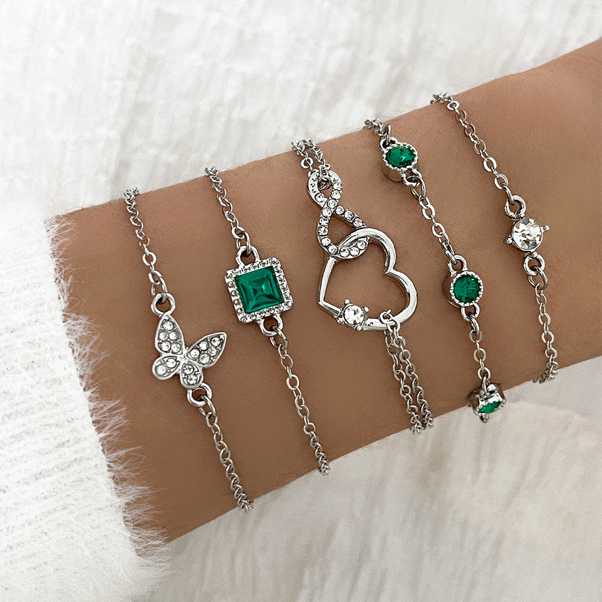 Bohemian 5 Piece Bracelet Set