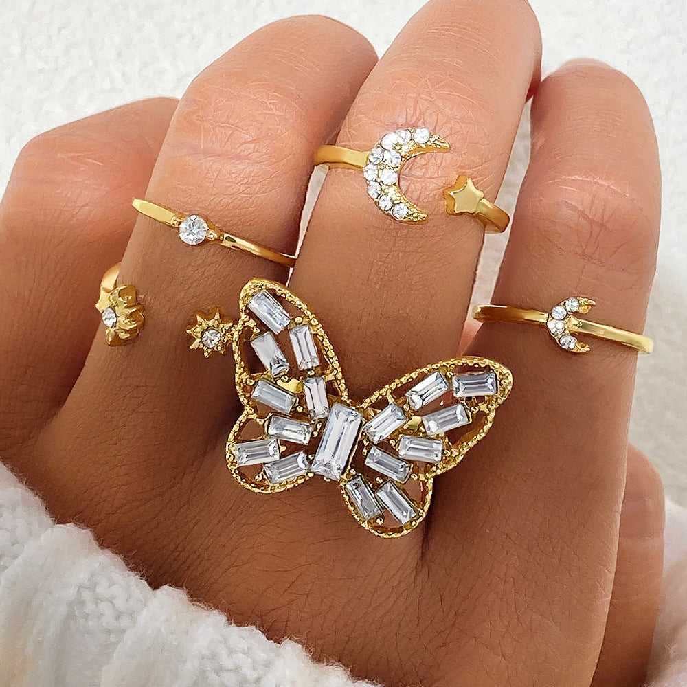 Silver & Gold Butterfly Set