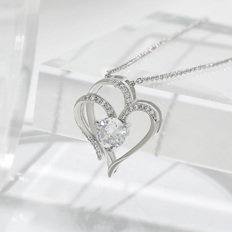 Double Heart Necklace